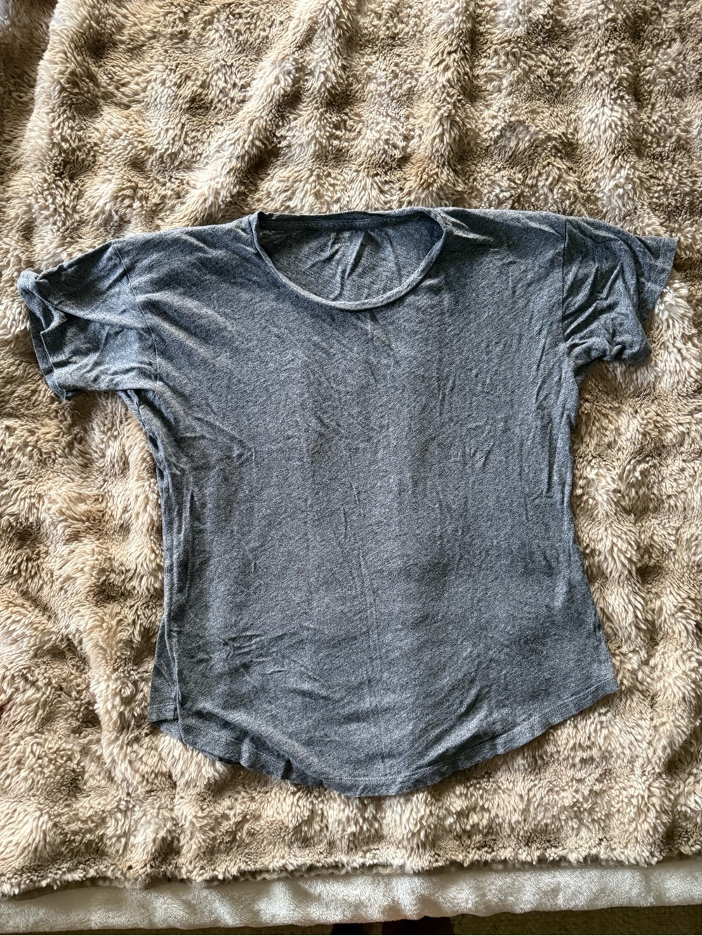 Madewell Heather Gray Short-Sleeve Crew Tee